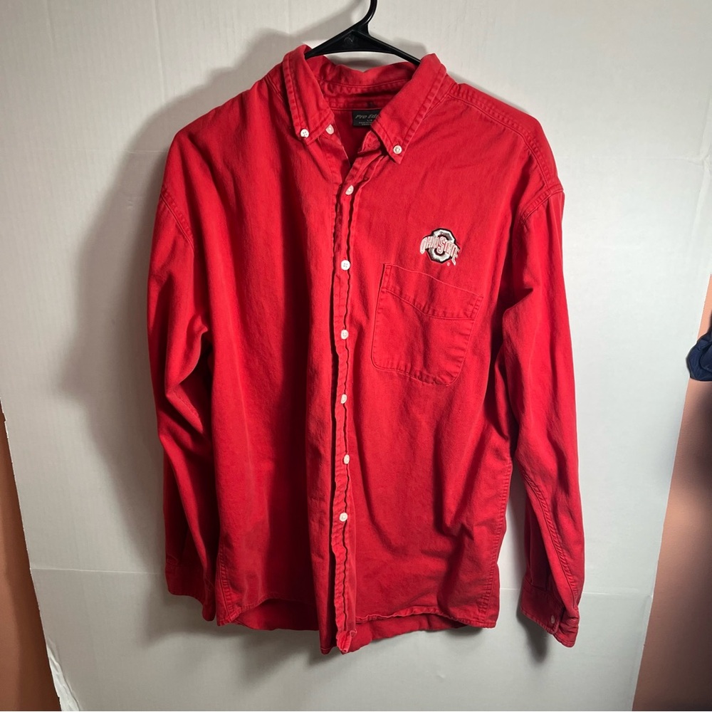 Ohio State Buckeyes Button Down Shirt Men’s Large